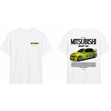 Tomris Dtg Baskı Mitsubishi Lancer Evo Oversize T-Shirt