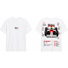 Tomris Dtg Baskı Mclaren Mp4/4 Formula One Oversize T-Shirt