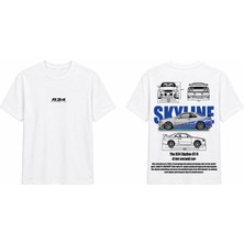 Tomris Dtg Baskı  Gt-R 34  Jdm Oversize T-Shirt
