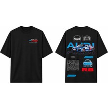Tomris Dtg Baskı  R8 Quattro Supercar Oversize T-Shirt