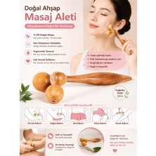 Mucit Home Doğal Ahşap Masaj Aleti Omuz Sırt Boyun Masaj Aleti