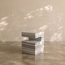 Adomar Marble Mermer Yan Sehpa