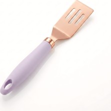 Formzen Paslanmaz Çelik Mini Servis Spatulası  – Kek, Pizza, Brownie, Kurabiye ve Omlet Çevirme Spatulası | Ergonomik Saplı Mutfak Spatulası