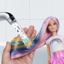 Esranın Dünyası Barbie Gökkuşağı Saçlar Bebeği, Ekstra Uzun ve Renkli Saçlar, Sim Tüpü, Fırça, Toka ve Saç Kurutma Makinesi Gibi 12 Şekillendirme Aksesuarı, JJP07