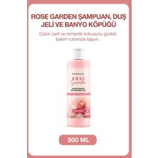 Farmasi Rose Garden 3’ü 1 Arada Şampuan Duş Jeli ve Banyo Köpüğü 500 ml | Guarana Içerikli