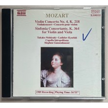Naxos Mozart Violin Concerto No.4 CD