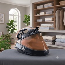 Tefal Pro Express Vision Siyah-Altın Kazanlı Ütü | Gözden Kaçan Kırışıklık Kalmaz, 9 Bar, 3000 W, 180 G/dk Buhar, Otomatik Temizlik