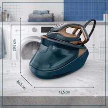 Tefal Siyah-Altın Kazanlı Ütü 180 G/dk Yoğun Buhar | 9 Bar, 3000 W, 750 G Şok, LED Aydınlatmalı Uç, 1,2 L, Zorlu Kumaşlara Uygun
