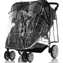 Majeur Britax B-Agile Double Bebek Arabası - Yağmurluk