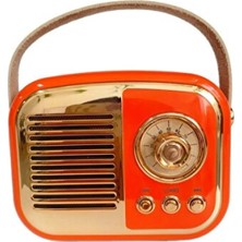 Empressco Retro Radyo, Bluetooth Bağlantılı, Parlak Kaplama, Şık ve Nostaljik Tasarım