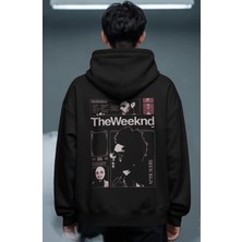Sevbano The Weeknd Rapper Şarkıcı Sırt Baskılı Unisex Oversize Premium Hoodie