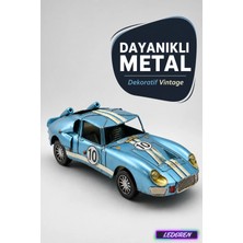 L'edoren Dekoratif Metal Klasik Roadster Yarış Araba Modeli Vintage Eskitme C1596