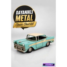 L'edoren Dekoratif Metal Araba Klasik Vintage El Yapımı Nostaljik Biblo Ofis Ev Dekoru Hediyelik 0910A-2756