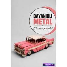L'edoren Dekoratif Metal Araba El Yapımı Vintage Klasik Otomobil Maketi Retro Ev Ofis Biblo Hediyelik 0910A-2757