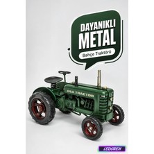 L'edoren Nostaljik Dekoratif Metal Traktör Maketi Ev Ofis Masaüstü Hediyelik Biblo C0336