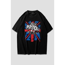  Sex Pistols Siyah Oversize T-Shirt