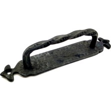 Colezium Antika Tarz Dekoratif Pirinç Burgulu Çekme Kol - 205X33 Mm, Oksit