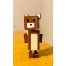 3D Layer Craft Super Bear Adventure Hareketli Ayı Figürü 15 cm Baaren Figür