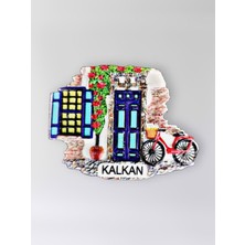 Mundy Kalkan Polyester Kabartmalı Magnet 7 x 5,5 cm Dekoratif Hediyelik Buzdolabı Süsü (KOD:1474)