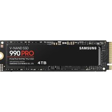  samsung 4tb 990 pro 7450-6900mb-s m.2 nvme mz-v9p4t0 ssd harddisk