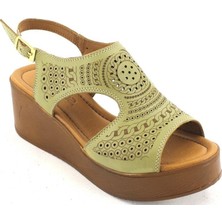 Bags Shoes Venüs 2113604y Kadın Günlük Hakiki Deri Dolgu Taban Ayakkabı