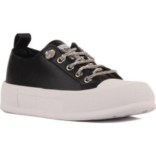 Bags Shoes Guja 24Y384-3 Kadın Günlük Yüksek Taban Hakiki Deri Sneaker Spor ayakkabı