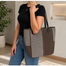 3K Collection Handmade Makrome Simli Midi Çanta