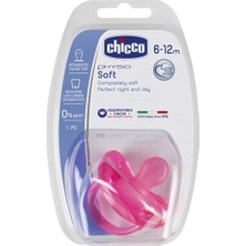 Majeur Chicco Physio Soft Silikon Emzik 12 Ay Pembe