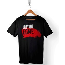  Boyun Eğme Eylem Direniş Protesto Baskılı Tişört Unisex T-Shirt