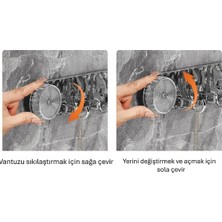 Güçlü Lüks Vantuzlu Askılık