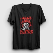 Unisex Siyah Yujiro Hanma Anime Baki T-Shirt 416107TT
