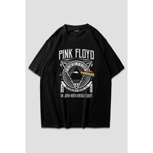  Pink Floyd Poster Siyah Oversize T-Shirt