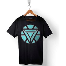  Arc Reactor Iron Man Demir Adam Erkek Tişört
