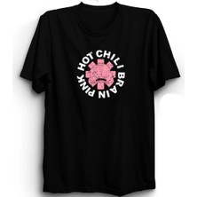  Pink Hot Chili Brain, Ninja Turtles, Parody Of Red Hot Chili Peppers, Rock, Mizah Tişört
