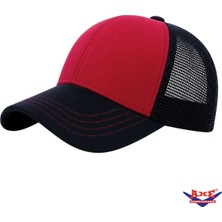Axe Sportswear Unisex Yazlık Önü Süet Arkası Fileli Ayarlanabilir Tokalı Kasketli Beyzbol Kep Şapka
