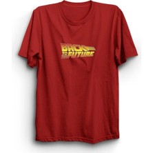  Geleceğe Dönüş, Back To The Future Logo Tişört
