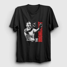  Unisex Siyah Finger Ufc Mma Justin Gaethje T-Shirt 480230TT