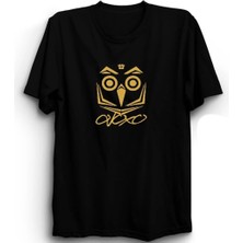  Ovoxo, VRS02, Owl Unisex %100 Pamuk Tişört