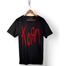  Korn Metal Musıc Logo Erkek Tişört
