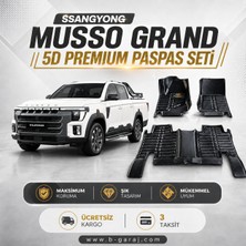B-Garaj 2026 Musso Grand – 5d – Premium Pvc Deri Havuzlu Paspas