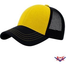 Axe Sportswear Unisex Yazlık Önü Süet Arkası Fileli Ayarlanabilir Tokalı Kasketli Beyzbol Kep Şapka