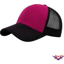 Axe Sportswear Unisex Yazlık Önü Süet Arkası Fileli Ayarlanabilir Tokalı Kasketli Beyzbol Kep Şapka
