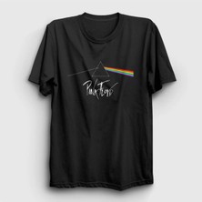  Unisex Siyah Refraction Pink Floyd T-Shirt 76811TT