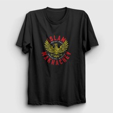  Unisex Siyah Eagle Mma Ufc Islam Makhachev T-Shirt 371010TT