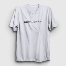  Unisex Beyaz Kendall Logan Roy V2 Dizi Succession T-Shirt 497781TT