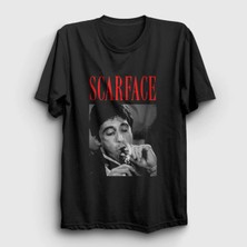  Unisex Siyah Cigar Tony Montana Al Pacino Scarface T-Shirt 558703TT