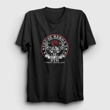  Unisex Siyah Gym Yujiro Hanma Anime Baki T-Shirt 402893TT