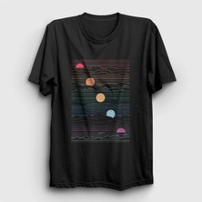  Unisex Siyah Sun Phases Güneşin Fazları T-Shirt 551698TT