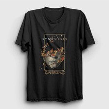  Unisex Siyah Butterfly Evanescence T-Shirt 377078TT
