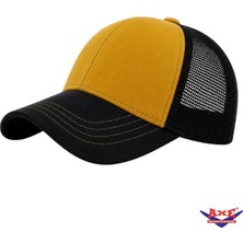 Axe Sportswear Unisex Yazlık Önü Süet Arkası Fileli Ayarlanabilir Tokalı Kasketli Beyzbol Kep Şapka